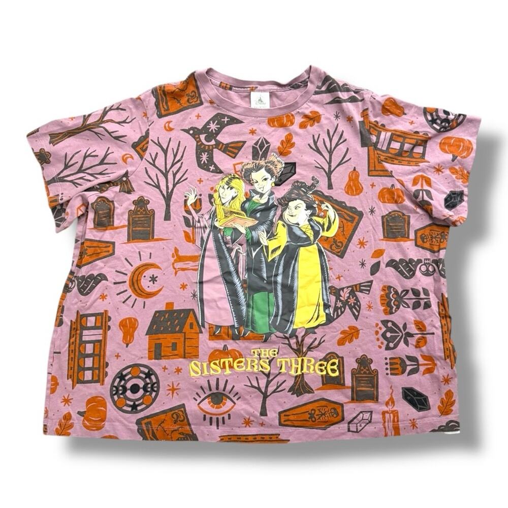 Disney Parks Hocus Pocus Sanderson Sisters T-Shirt 1X Plus Size Halloween